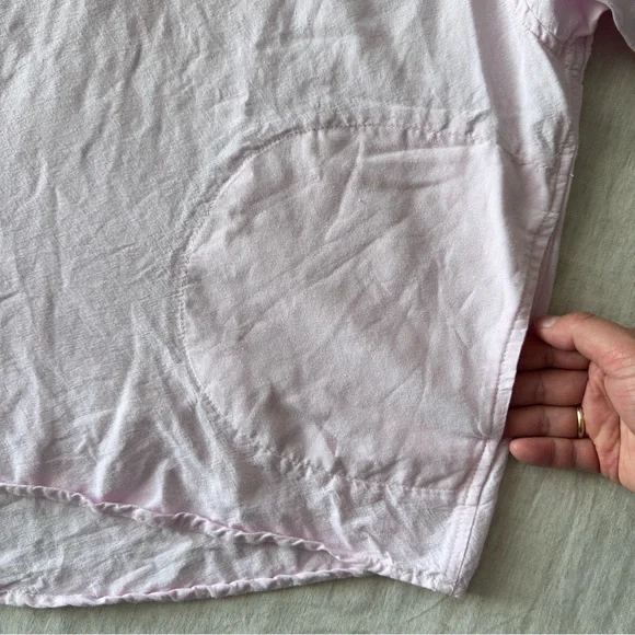 Danton France women’s Pink Long-Sleeve round collar pullover  Shirt - Picture 6 of 11